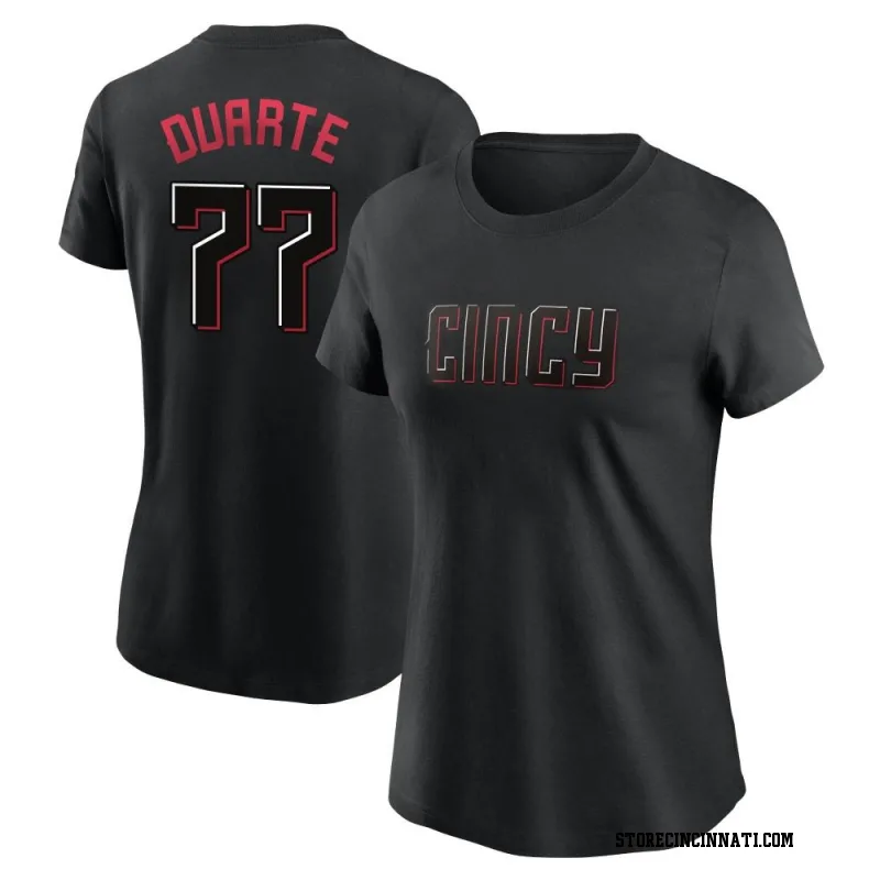 Dan Driessen Cincinnati Reds Women's Backer Slim Fit T-Shirt - Ash