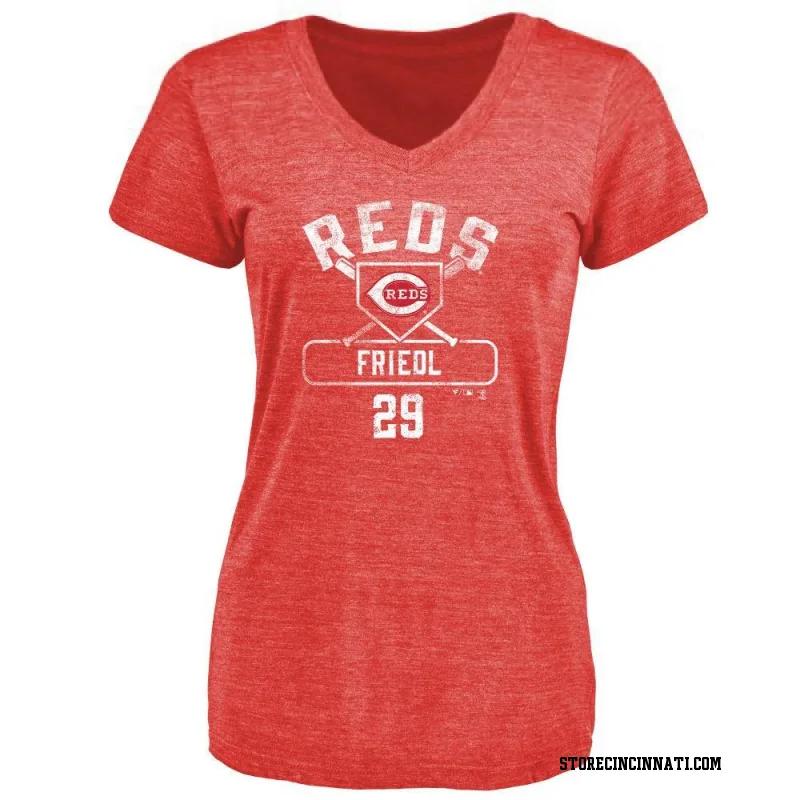 Jake Fraley Cincinnati Reds Youth Backer T-Shirt - Ash